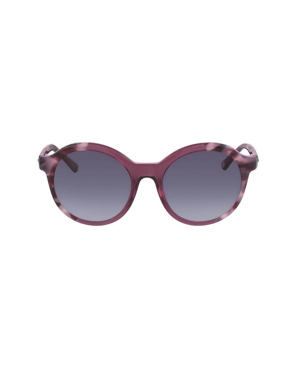 Taille moyenne Anne Klein Plum Round Frame Sunglasses   | PKC-4637261